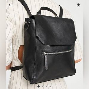 NWT! ASOS LEATHER BACKPACK, MATTE FINISH.